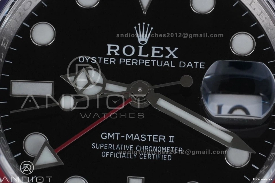 Master Timeless 862 New ARF SH3285 Jubilee BLRO (UV 126710 Bezel 1:1 Pepsi GMT Edition On 904L Bracelet II V Best SS ) 0312